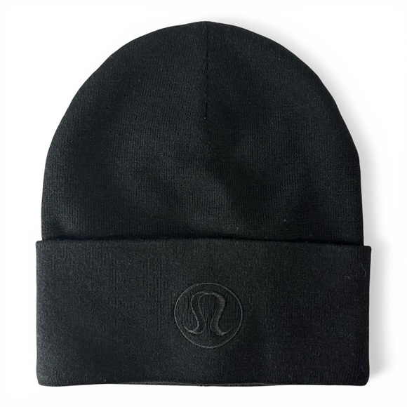 lululemon athletica Other - Lululemon Black Merino Wool-Blend Beanie - OS
